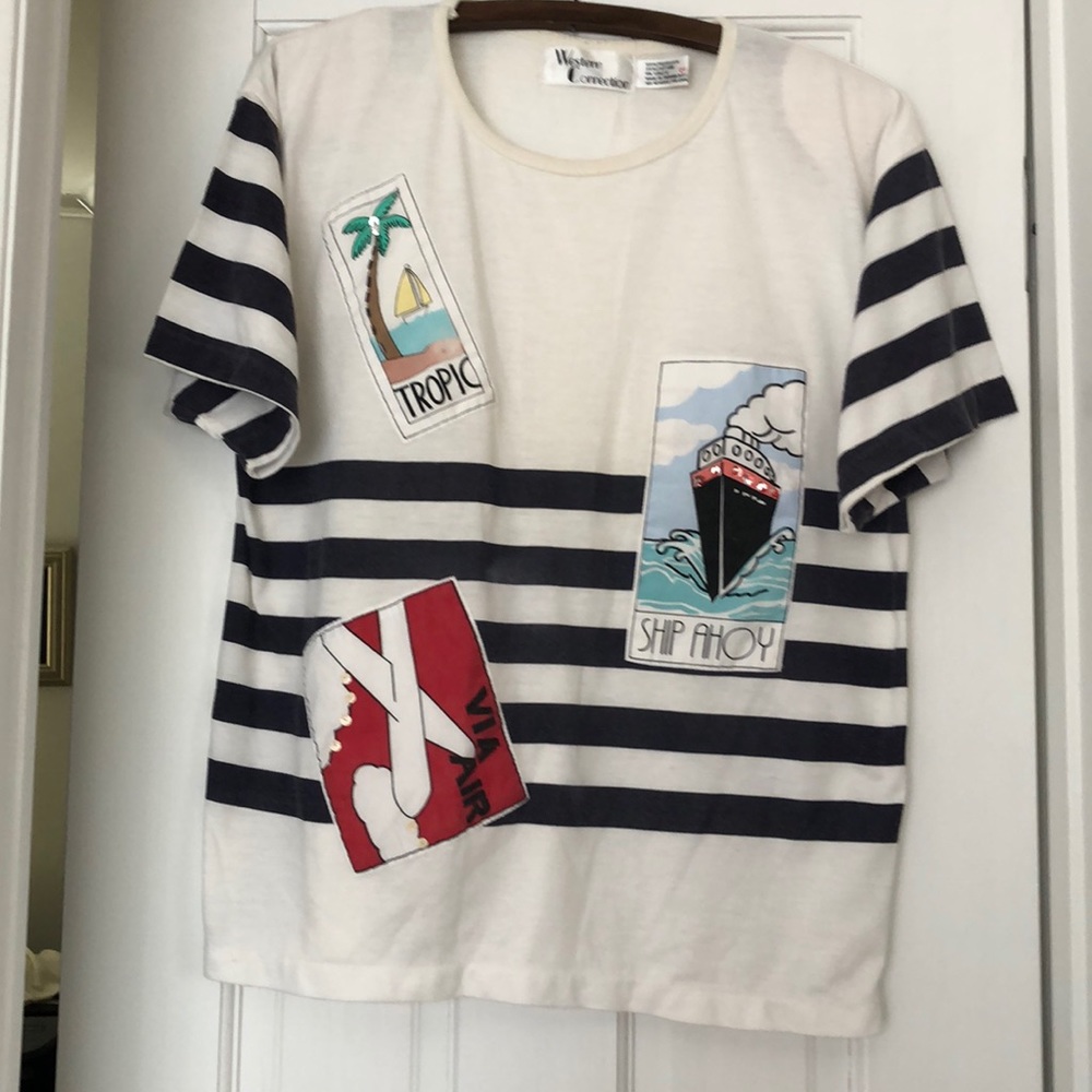 Cute , slightly used women blouse by Western Connection.